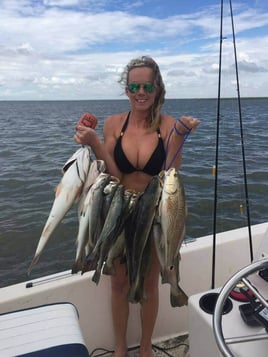 Redfish, Speckled Trout Fishing in Galveston, Texas