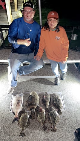 Flounder Fishing in Galveston, Texas