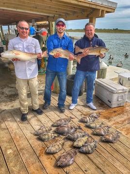 Redfish, Sheepshead Fishing in Port O'Connor, Texas