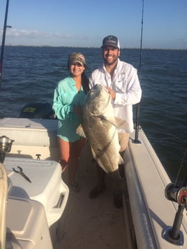 Black Drum Fishing in Galveston, Texas