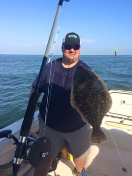 Flounder Fishing in Galveston, Texas