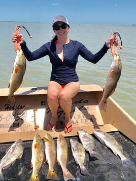 Black Drum, Redfish Fishing in Rockport, Texas