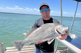 Black Drum Fishing in Port Isabel, Texas