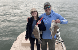 Black Drum Fishing in Port Isabel, Texas