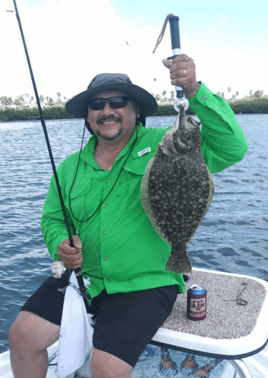 Flounder Fishing in South Padre Island, Texas