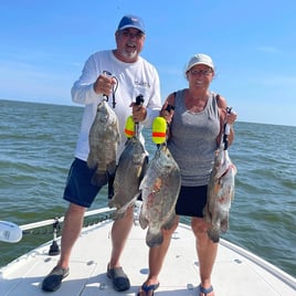 Tripletail Fishing in Eastpoint, Florida