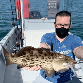 Black Grouper Fishing in Miami Beach, Florida