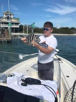 Sheepshead Fishing in Bokeelia, Florida