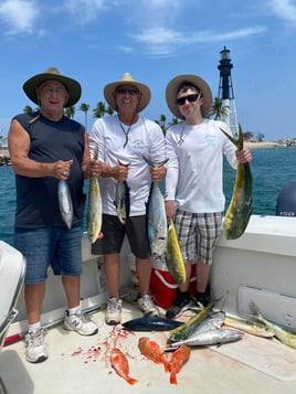 Wahoo, Yellowfin Tuna Fishing in Pompano Beach, Florida