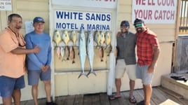 Florida Pompano, Kingfish, Mangrove Snapper, Triggerfish Fishing in Port Isabel, Texas