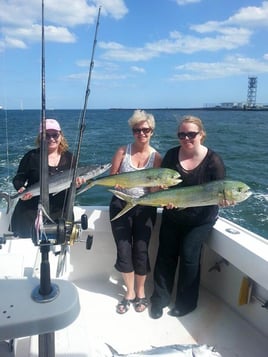 Kingfish, Mahi Mahi Fishing in Pompano Beach, Florida