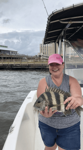 Sheepshead Fishing in Biloxi, Mississippi