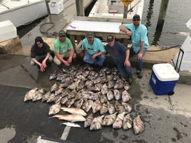 Redfish, Sheepshead Fishing in Biloxi, Mississippi