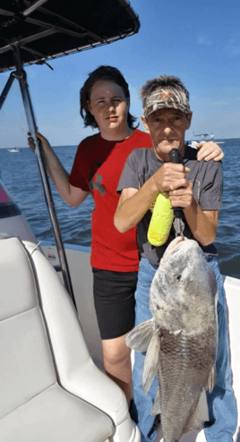 Black Drum Fishing in Biloxi, Mississippi