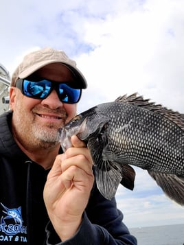 Black Seabass Fishing in Stone Harbor, New Jersey