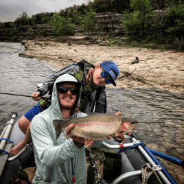 Rainbow Trout Fishing in New Braunfels, Texas