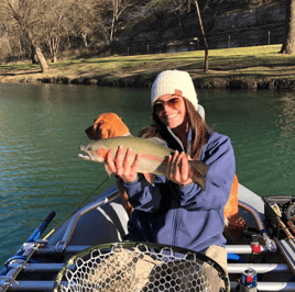 Rainbow Trout Fishing in New Braunfels, Texas