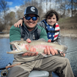 Rainbow Trout Fishing in New Braunfels, Texas