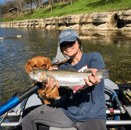 Rainbow Trout Fishing in New Braunfels, Texas