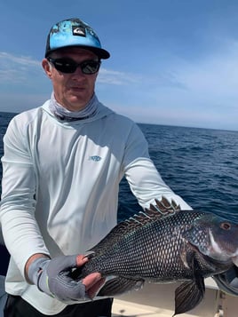 Black Seabass Fishing in Charleston, South Carolina