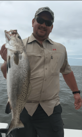 Speckled Trout Fishing in Saint Bernard, Louisiana