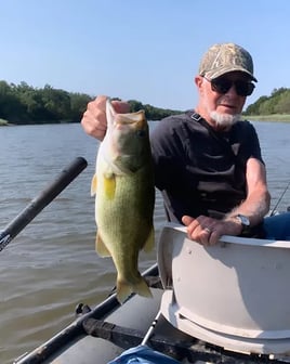 Largemouth Bass Fishing in Graford, Texas