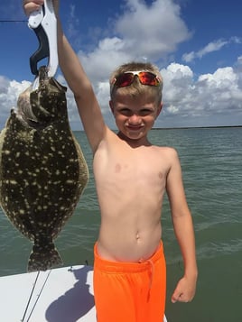 Flounder Fishing in Rio Hondo, Texas