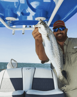 Speckled Trout Fishing in San Leon, Texas