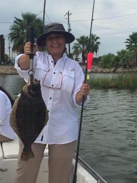 Flounder Fishing in Clear Lake Shores, Texas