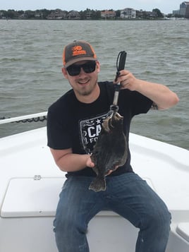 Flounder Fishing in Clear Lake Shores, Texas