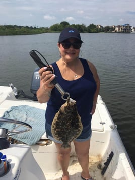 Flounder Fishing in Clear Lake Shores, Texas