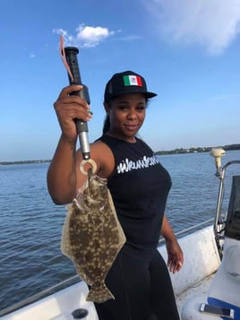 Flounder Fishing in Clear Lake Shores, Texas