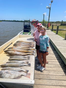 Redfish, Speckled Trout Fishing in Freeport, Texas