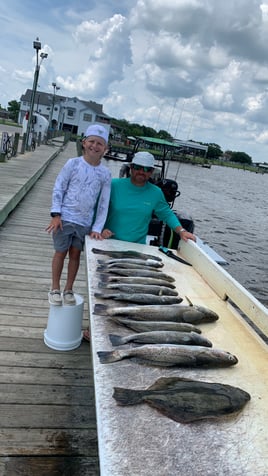 Flounder, Speckled Trout Fishing in Freeport, Texas