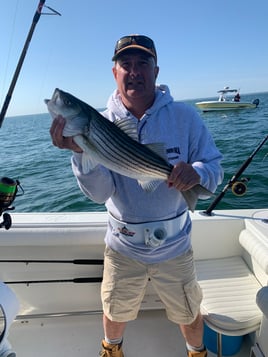 Cape Cod Bay Bass and Bluefish trip