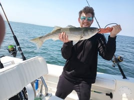 Cape Cod Bay Bass and Bluefish trip