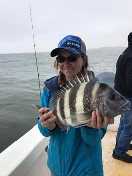 Sheepshead Fishing in Freeport, Texas