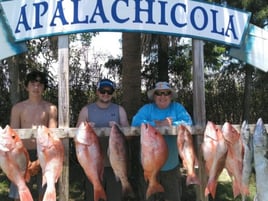 Red Snapper Fishing in Apalachicola, Florida