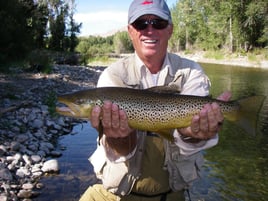 Brown Trout Fishing in Ketchum, Idaho