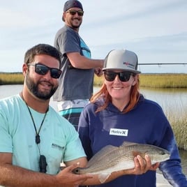 Redfish Fishing in Wanchese, North Carolina