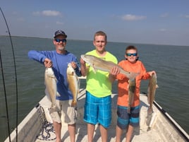 Redfish Fishing in Port Mansfield, Texas