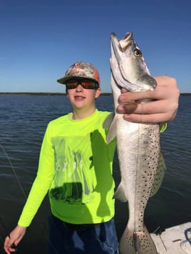 Speckled Trout Fishing in Port Mansfield, Texas