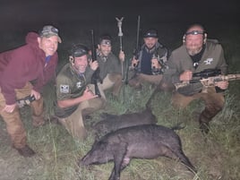 Hog Hunting in Coldspring, Texas