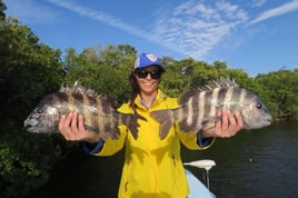 Sheepshead Fishing in Punta Gorda, Florida