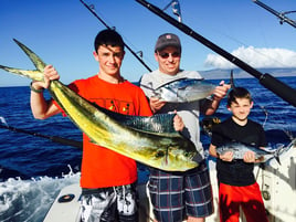 False Albacore, Mahi Mahi Fishing in Lahaina, Hawaii