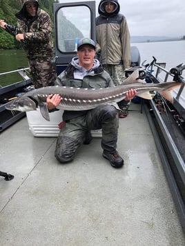 Olympic Peninsula Sturgeon Fishing