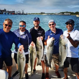 Striped Bass Fishing in Montauk, New York