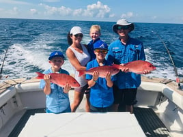 Vermillion Snapper Fishing in Orange Beach, Alabama