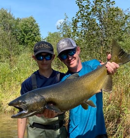 Chinook Salmon Fishing in Traverse City, Michigan