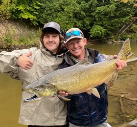 Chinook Salmon Fishing in Traverse City, Michigan